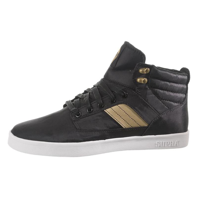 Zapatillas De Skate Supra Argentina Hombre - BANDIT Negras Doradas (EUBKZ-5842)